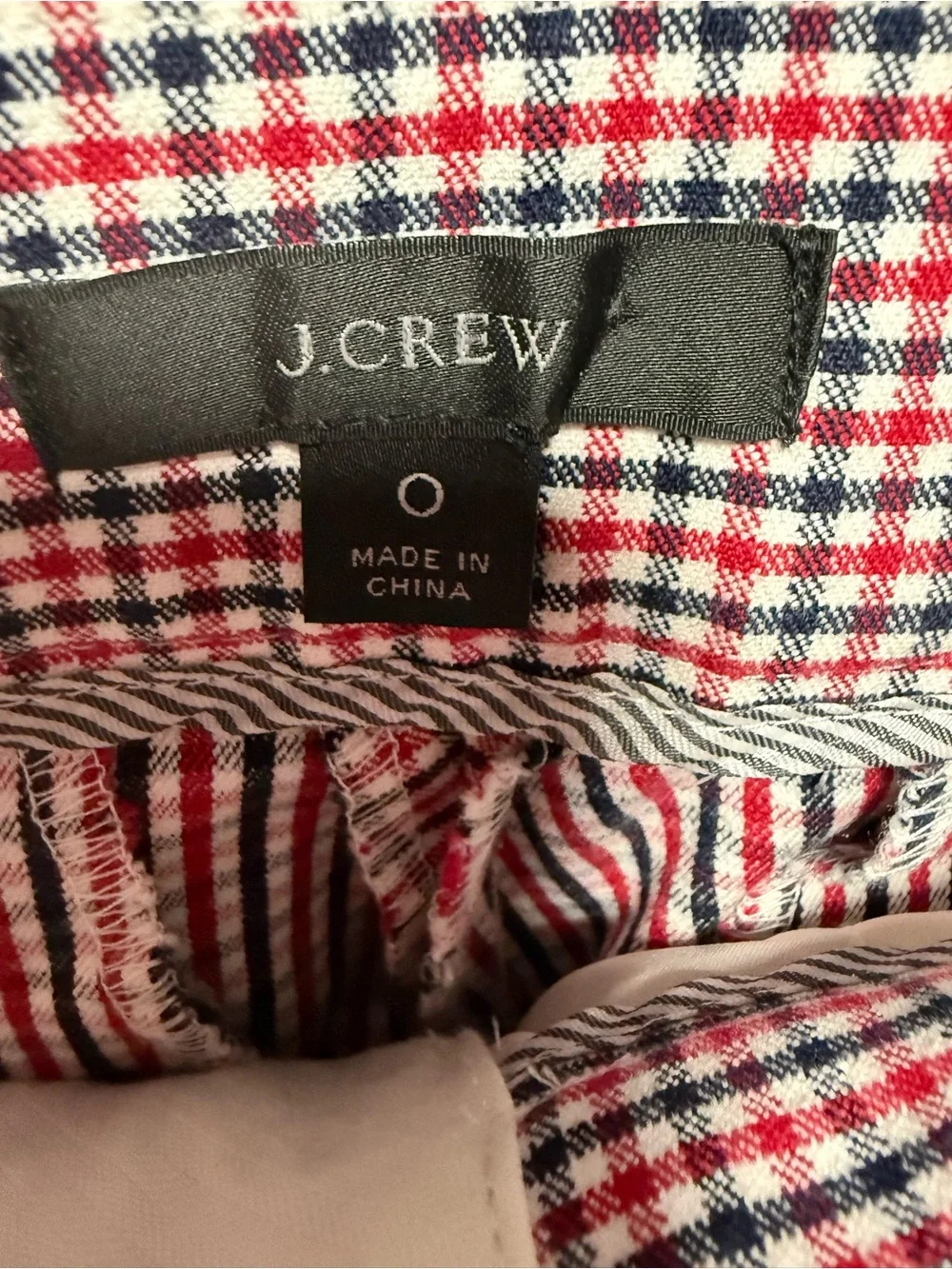 J. Crew size elevate pockets